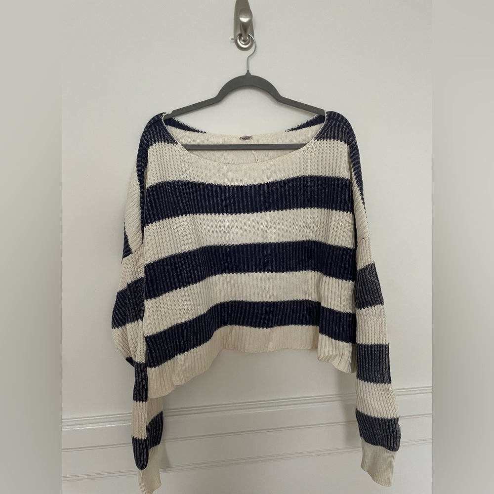 Free People Cropped Sweater